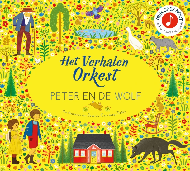 Peter en de wolf – Jessica Courtney-Tickle – boek cover