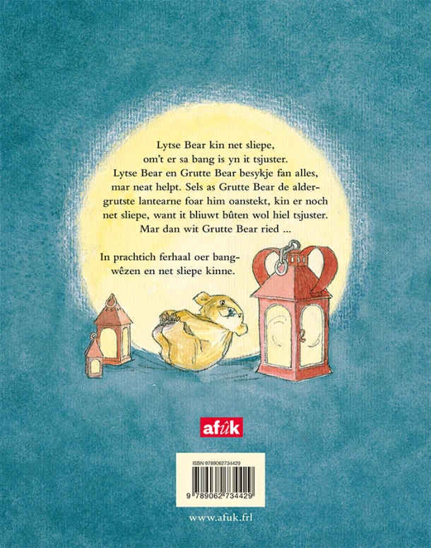 Kinst net sliepe lytse bear – Martin Waddell – boek cover
