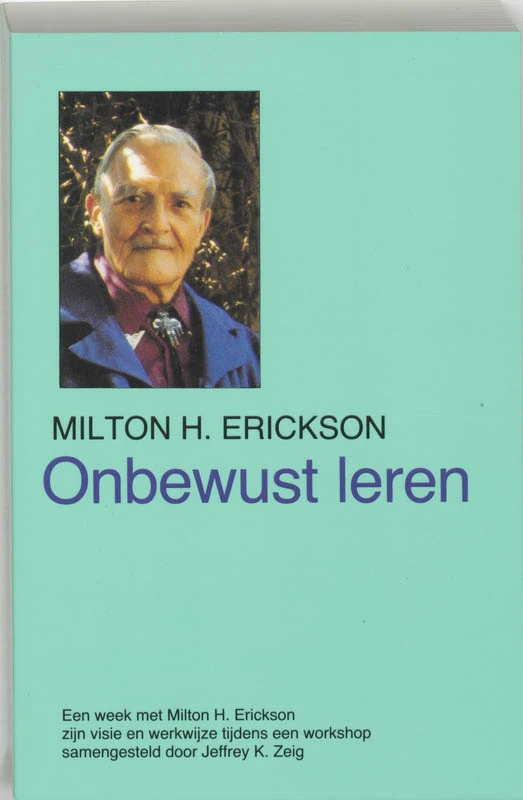 Onbewust leren – M.H. Erickson – boek cover