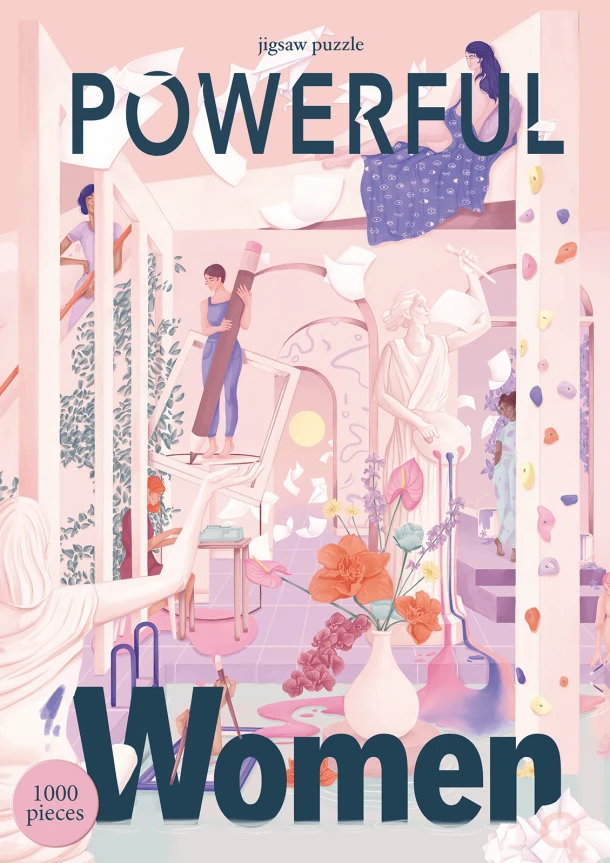 Powerful Women Jigsaw Puzzle – Lisa den Teuling – boek cover