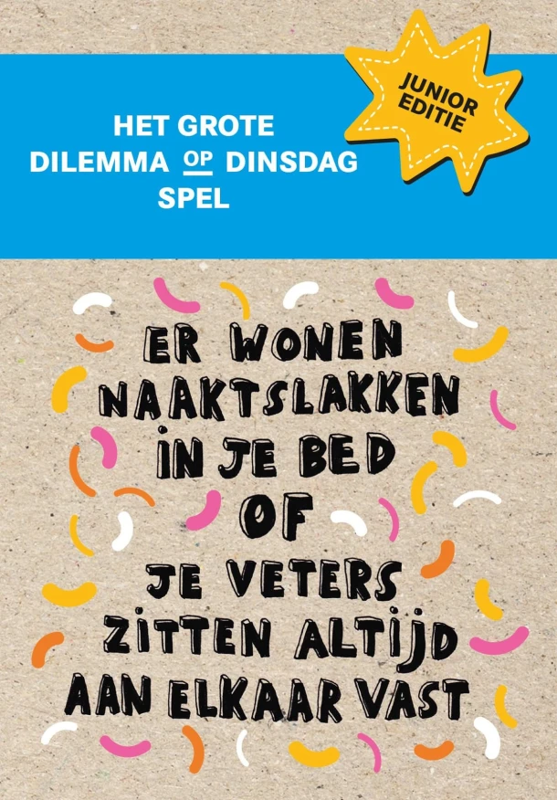Het grote dilemma op dinsdag spel – Dilemma op Dinsdag – boek cover