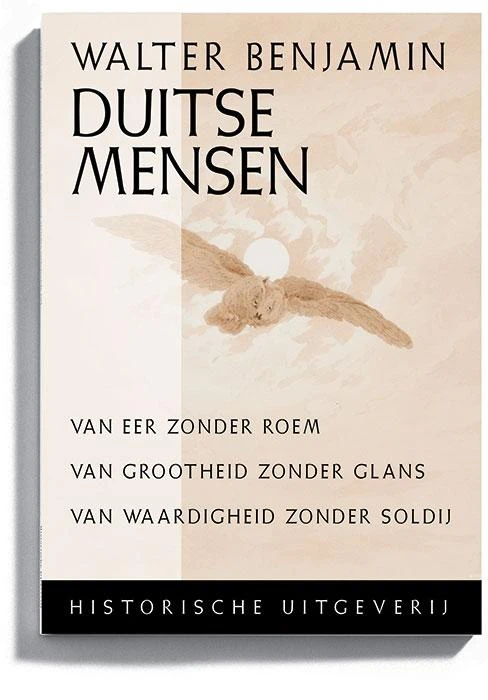 Duitse mensen – Walter Benjamin – boek cover
