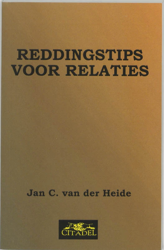 Reddingstips voor relaties – J.C. van der Heide – boek cover