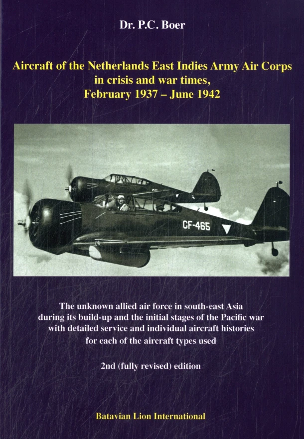 Aircraft of the Netherlands East Indies Army Air Corps – P.C. Boer – boek cover