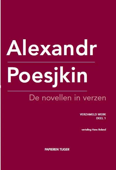 De novellen in verzen – Alexandr Poesjkin – boek cover