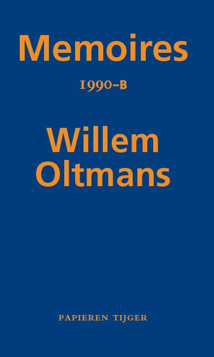 Memoires 1990-B – Willem Oltmans – boek cover
