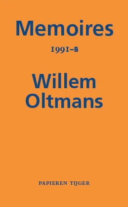 Memoires 1991-B – Willem Oltmans – boek cover