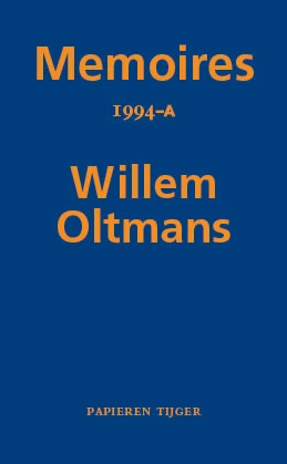 Memoires 1994-A – Willem Oltmans – boek cover