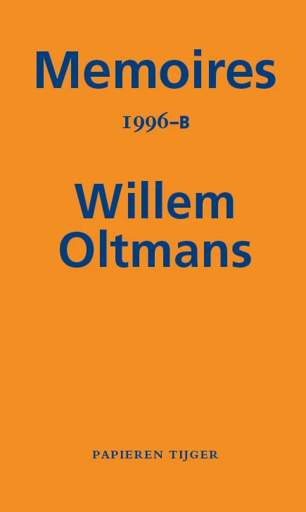 Memoires 1996-B – Willem Oltmans – boek cover