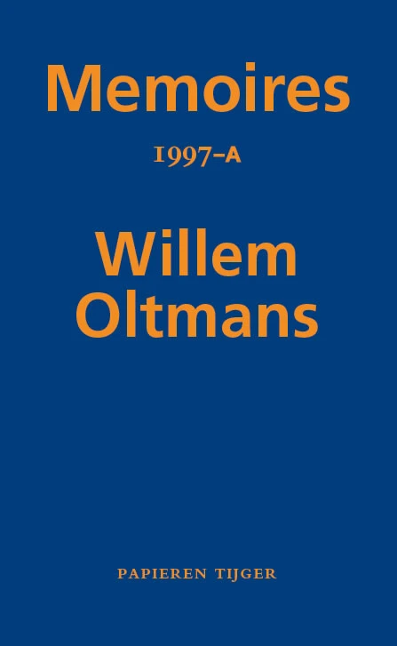 Memoires 1997-A – Willem Oltmans – boek cover