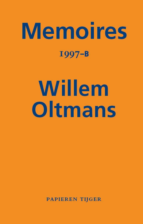Memoires 1997-B – Willem Oltmans – boek cover