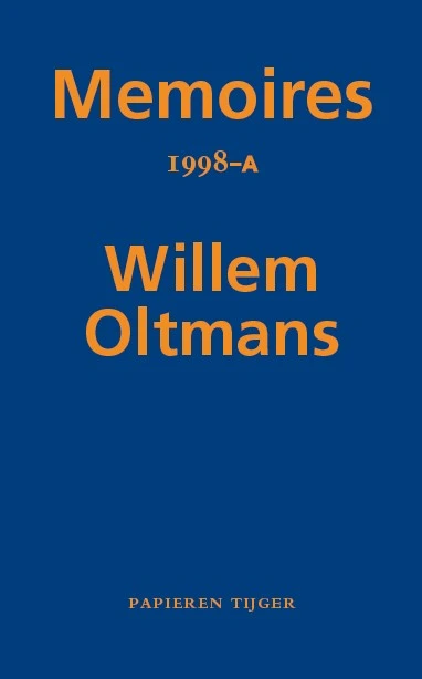 Memoires 1998-A – Willem Oltmans – boek cover