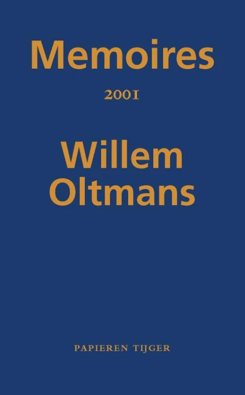 Memoires 2001 – Willem Oltmans – boek cover
