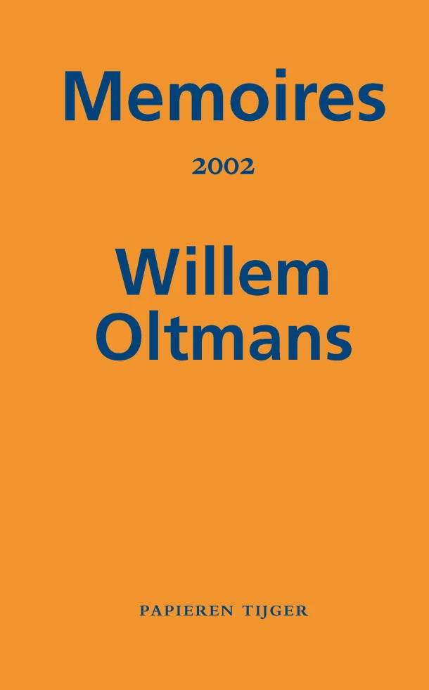 Memoires 2002 – Willem Oltmans – boek cover