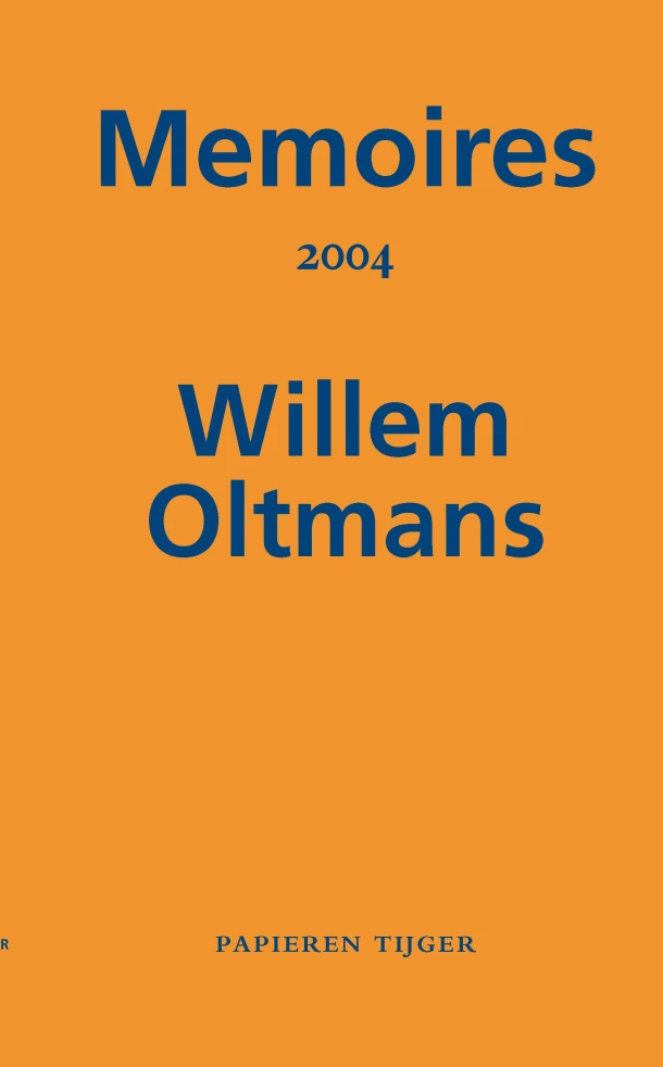 Memoires 2004 – Willem Oltmans – boek cover