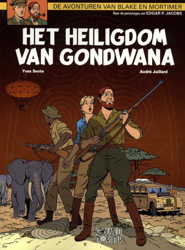 Het heiligdom van gondwana – André Juillard – boek cover