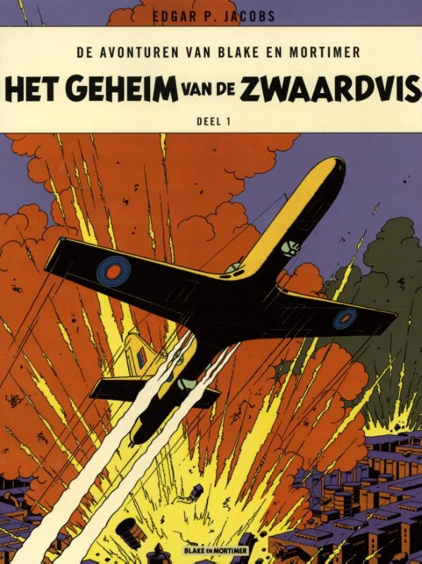 Het Geheim van de zwaardvis deel 1 – Edgar P. Jacobs – boek cover