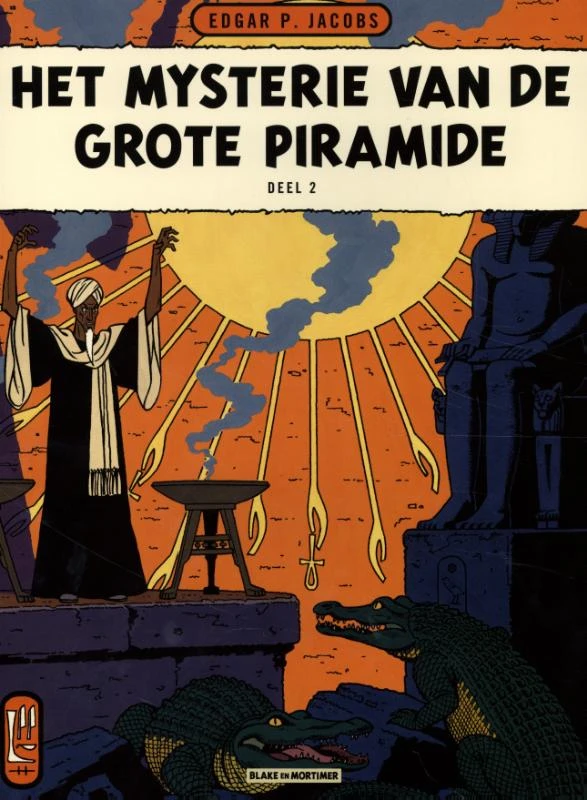 Het Mysterie van de grote pyramide deel 2 – Edgar Pierre Jacobs – boek cover
