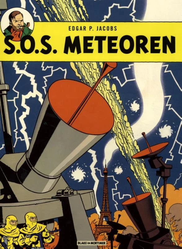S.O.S. meteoren – Edgar P. Jacobs – boek cover