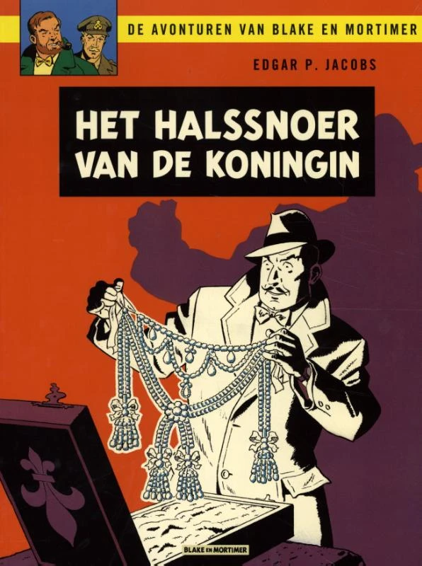 Het halssnoer van de koningin – Edgar P. Jacobs – boek cover