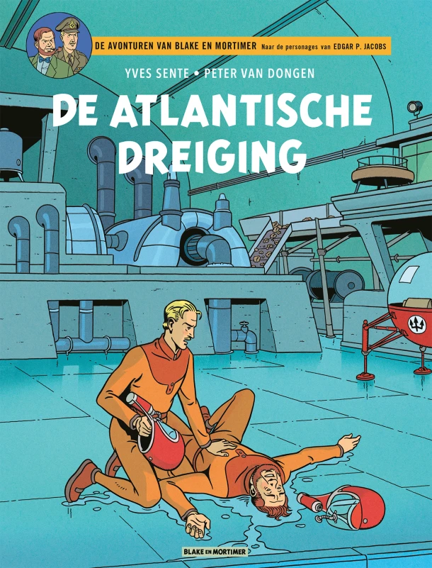 De Atlantische dreiging – Edgar Pierre Jacobs – boek cover