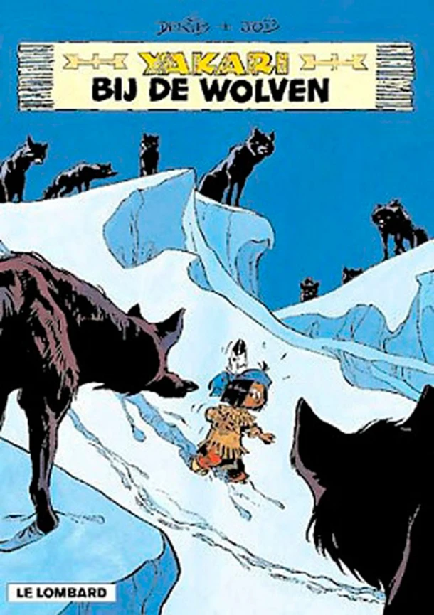 Yakari bij de wolven – Derib – boek cover