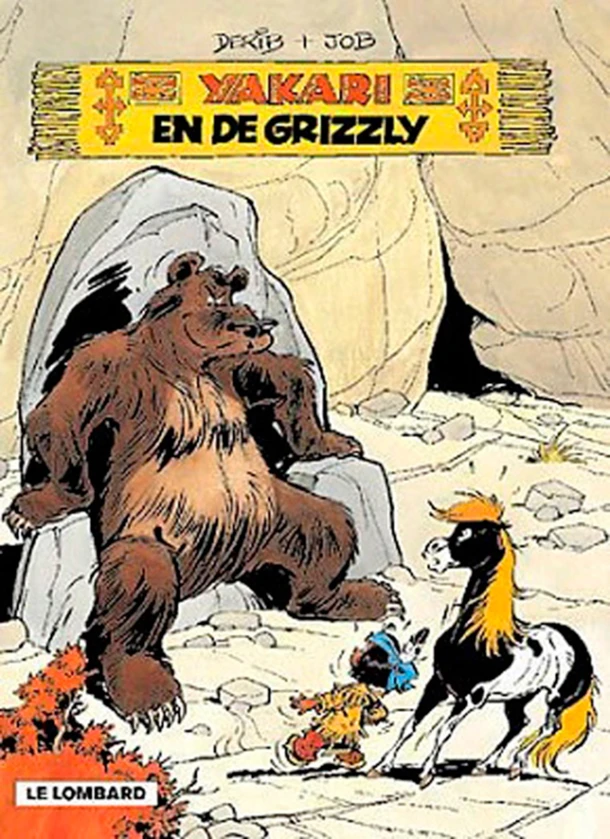 Yakari en de grizzly – boek cover