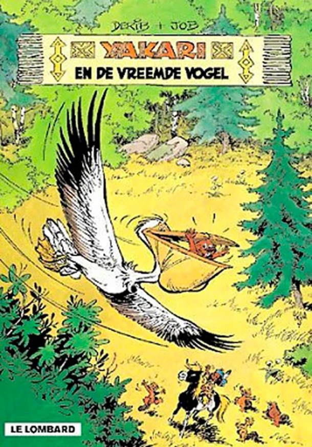 Yakari en de vreemde vogel – boek cover