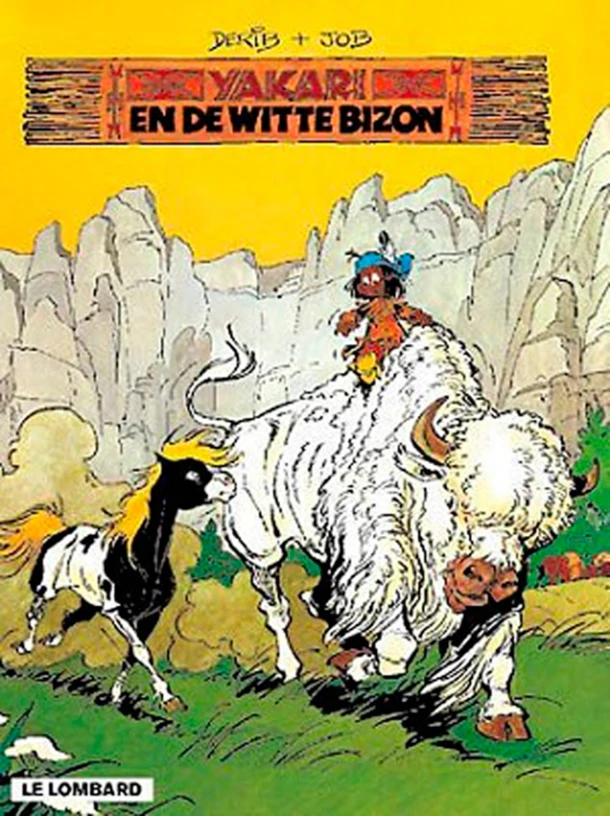 Yakari en de witte bizon – boek cover