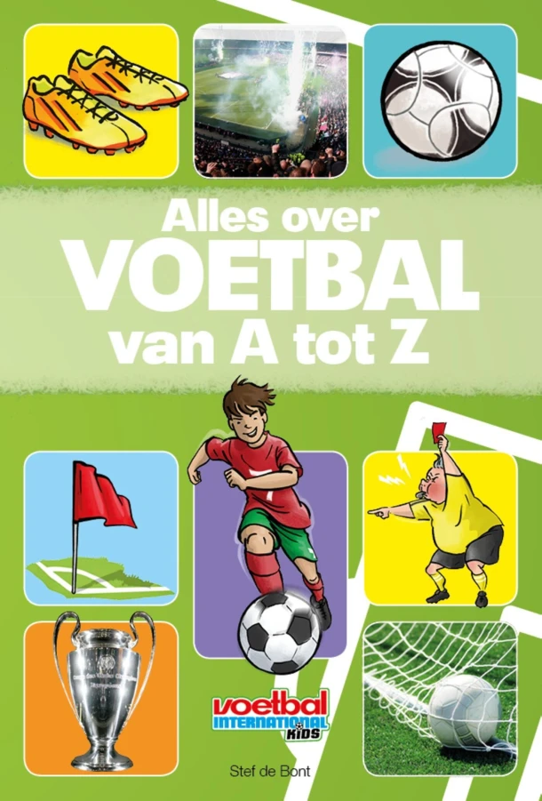 Alles over voetbal van A tot Z – Stef de Bont – boek cover