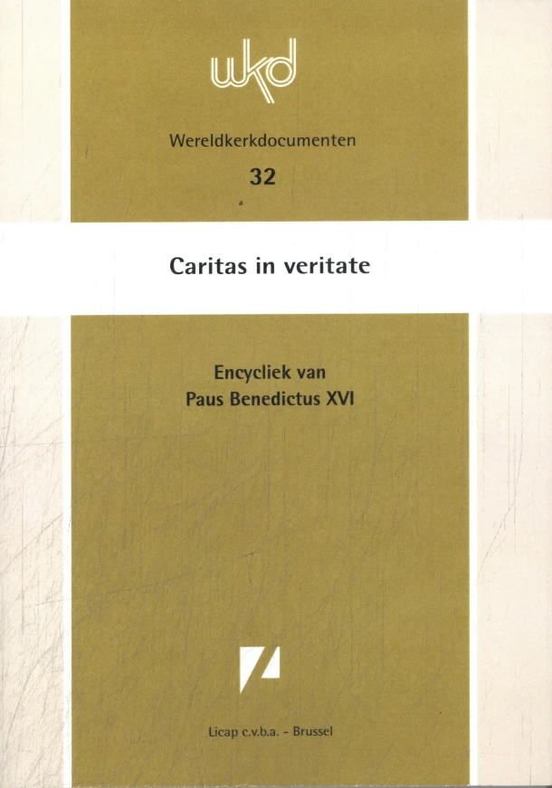 Caritas in Veritate – Benedictus XVI – boek cover