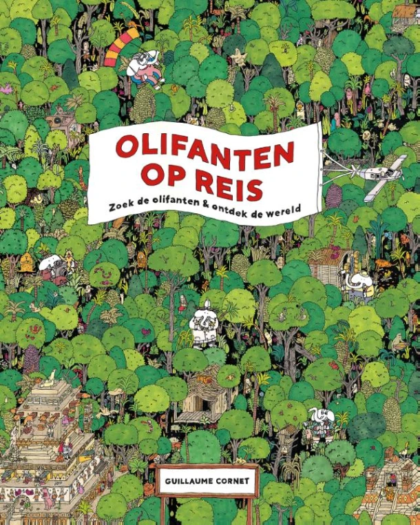 Olifanten op reis – Guillaume Cornet – boek cover