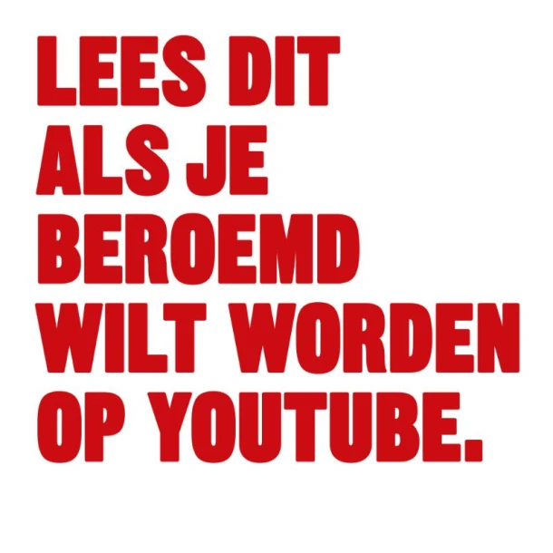 Lees dit als je beroemd wilt worden op youtube. – Will Eagle – boek cover