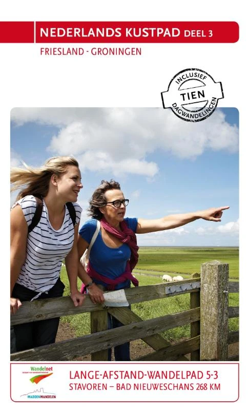 Nederlands Kustpad Friesland - Groningen – Sietske de Vet – boek cover