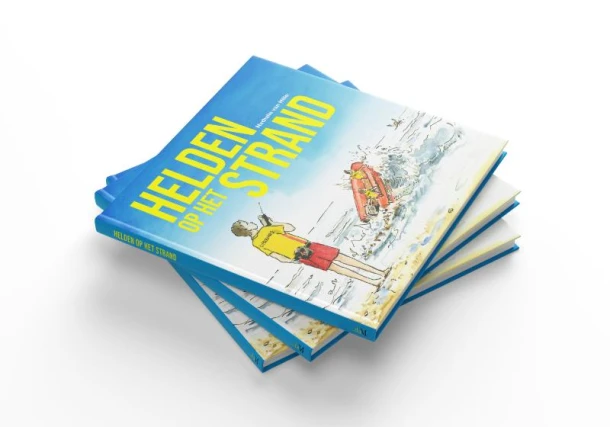 Helden op het strand – Nathalie van Hillo – boek cover