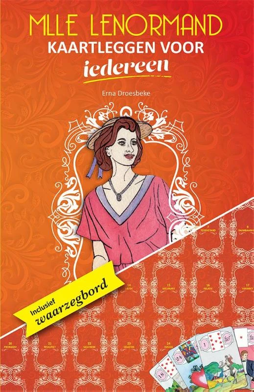 Mlle Lenormand - Kaartleggen voor iedereen - Handboek HB – Erna Droesbeke – boek cover