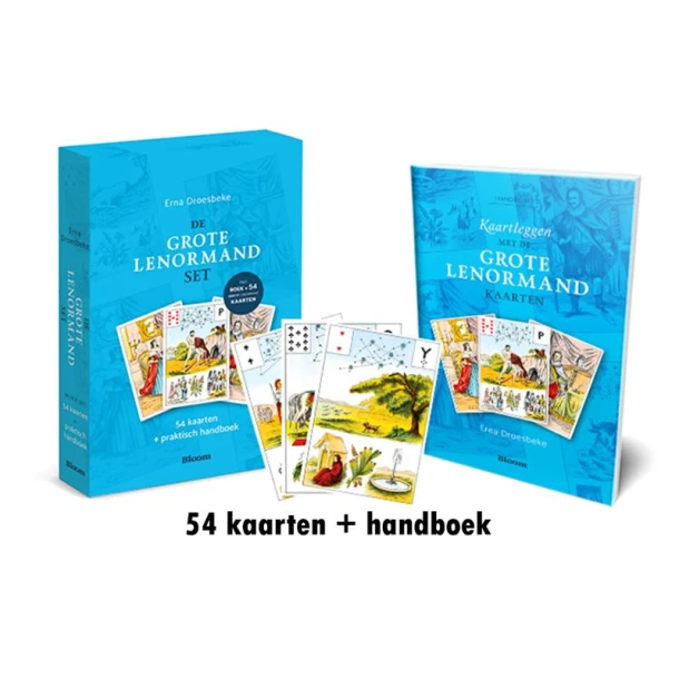 De Grote Lenormand set – Erna Droesbeke – boek cover