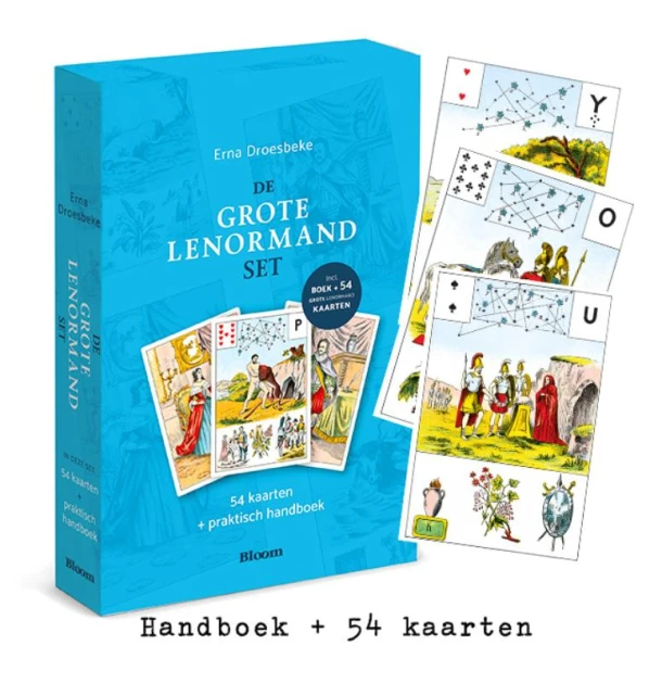 De Grote Lenormand set – Erna Droesbeke – boek cover