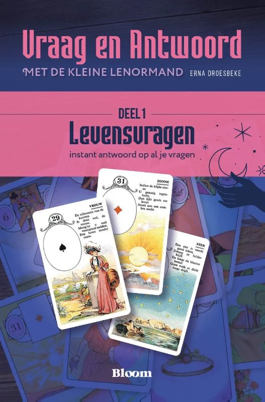 Vraag en Antwoord van Levensvragen met de Kleine Lenormand Deel 1 – Erna Droesbeke – boek cover