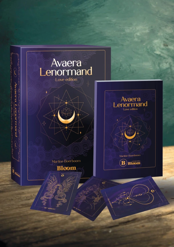 Avaera Lenormand Kaartendeck (36 kaarten + boek) – Martine Boerboom – boek cover