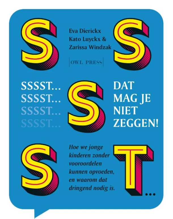 Sssst! Dat mag je niet zeggen – Eva Dierickx – boek cover
