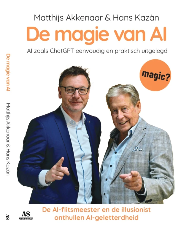 De Magie van AI – Matthijs Akkenaar – boek cover