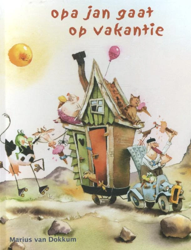 Opa Jan gaat op vakantie – Marius van Dokkum – boek cover