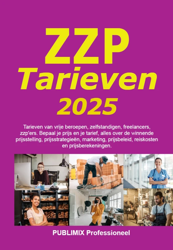 Prijzen en Tarievengids 2025 – Peter Bosman – boek cover