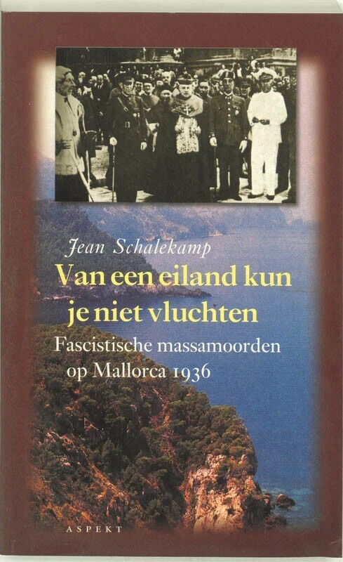 Van een eiland kun je niet vluchten – Jean A. Schalekamp – boek cover