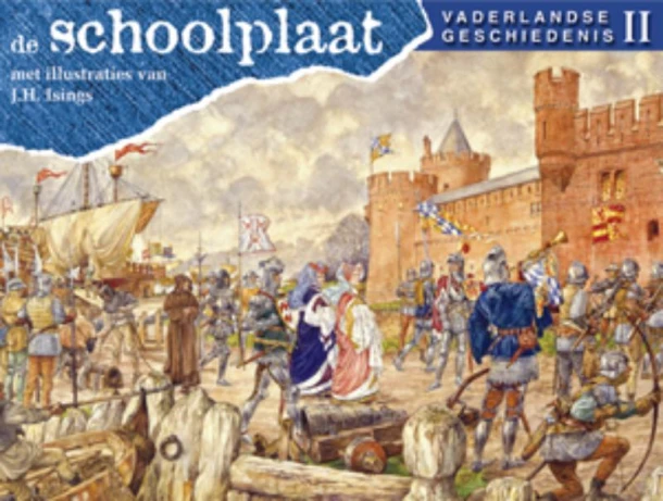 Vaderlandse Geschiedenis deel 2 – J.H. Isings – boek cover