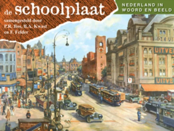 Nederland in woord en beeld – P.R Bos – boek cover