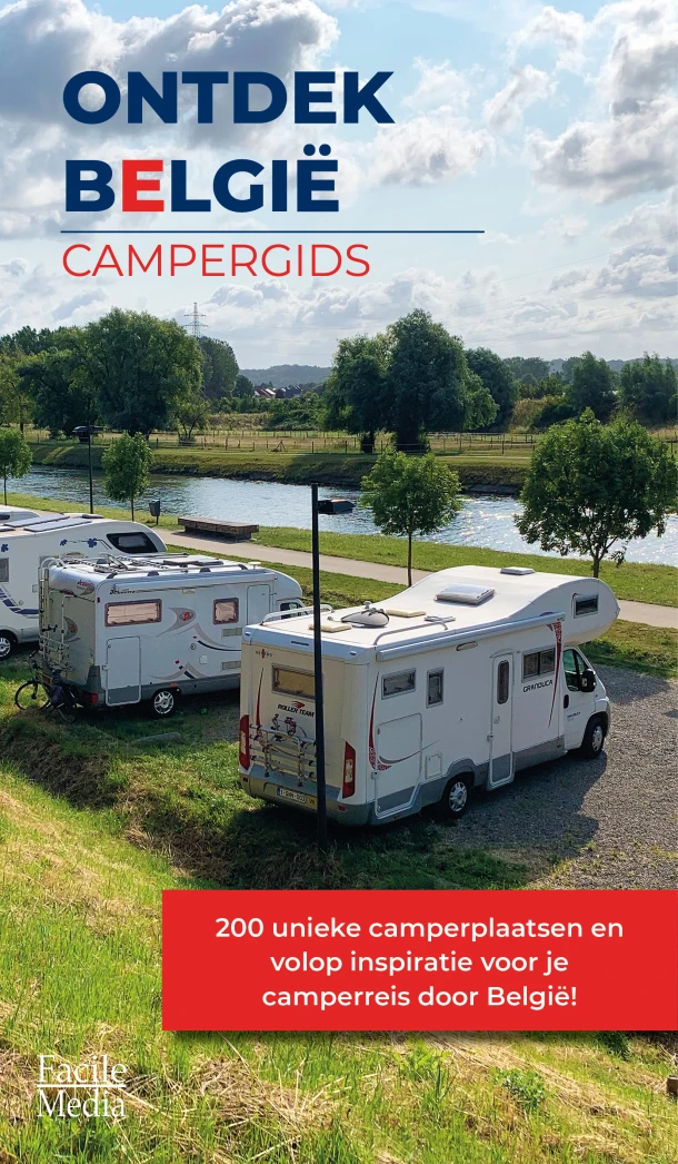 Ontdek BelgiĆ« campergids ā E.M. van den Dobbelsteen ā boek cover