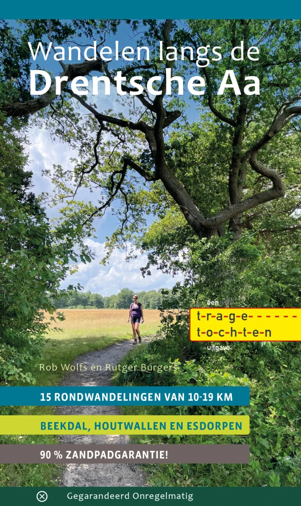 Wandelen langs de Drentsche Aa – Rob Wolfs – boek cover