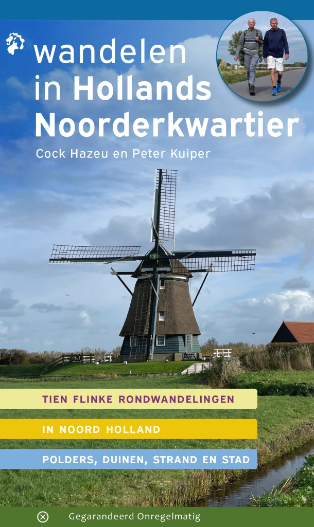 Wandelen in Hollands Noorderkwartier – Cock Hazeu – boek cover